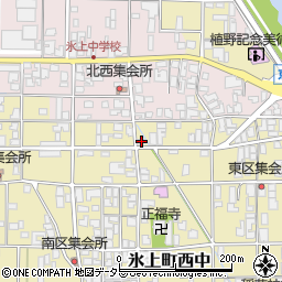 兵庫県丹波市氷上町西中7周辺の地図