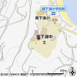 三浦市立南下浦中学校周辺の地図