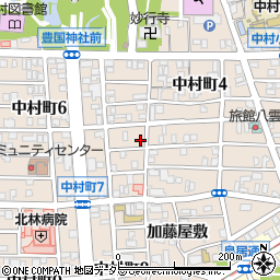 名鉄協商中村町７丁目駐車場周辺の地図
