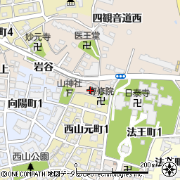 愛知県名古屋市千種区田代町四観音道西37-3周辺の地図
