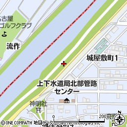 鳥ケ地新田名古屋線周辺の地図
