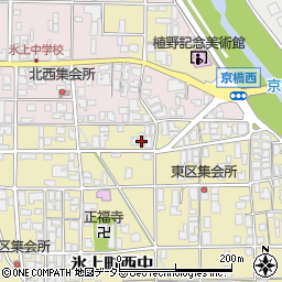 兵庫県丹波市氷上町西中37周辺の地図