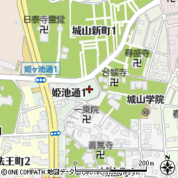 愛知県名古屋市千種区姫池通周辺の地図