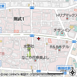 愛知県名古屋市中村区則武2丁目10周辺の地図