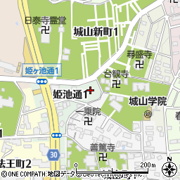 愛知県名古屋市千種区姫池通周辺の地図