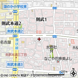 愛知県名古屋市中村区則武2丁目28周辺の地図