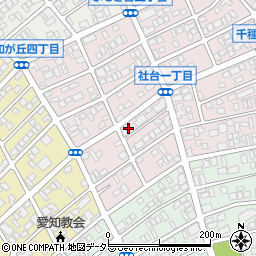 愛知県名古屋市名東区社台1丁目106-2周辺の地図