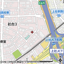 愛知県名古屋市名東区社台3丁目178周辺の地図