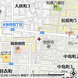 愛知県名古屋市中村区中島町1丁目52周辺の地図