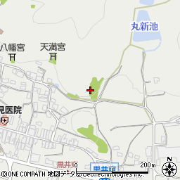 兵庫県丹波市春日町黒井周辺の地図