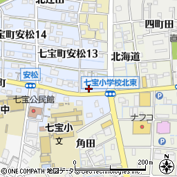 愛知県あま市七宝町安松南辻田2558周辺の地図