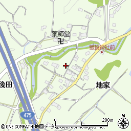愛知県豊田市猿投町地家31周辺の地図
