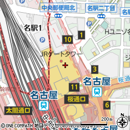タカシマヤゲートタワーモール　ＨＭＳウォッチストア周辺の地図