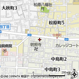 愛知県名古屋市中村区中島町1丁目45周辺の地図