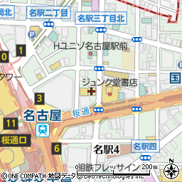 個室居酒屋 三河邸 名駅店周辺の地図