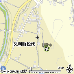 島根県大田市久利町松代144周辺の地図