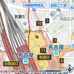 ディズニーストア名古屋ゲートタワーモール店周辺の地図