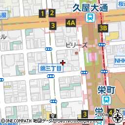 旬魚 左阿彌 錦三丁目周辺の地図