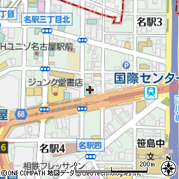 大衆韓国 韓国中毒 名古屋駅店周辺の地図