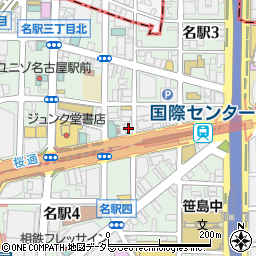 ナイスネイル　名古屋駅前店周辺の地図