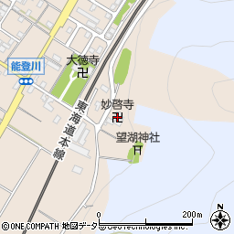 妙啓寺周辺の地図