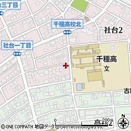 愛知県名古屋市名東区社台1丁目310周辺の地図