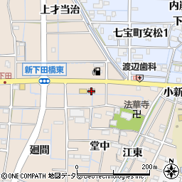 七宝郵便局周辺の地図
