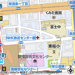 アラインクチュールデンタルオフィス　名古屋栄院周辺の地図