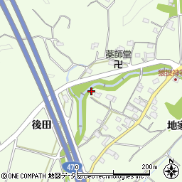 愛知県豊田市猿投町地家19周辺の地図