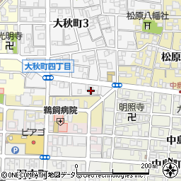 愛知県名古屋市中村区大秋町4丁目100周辺の地図