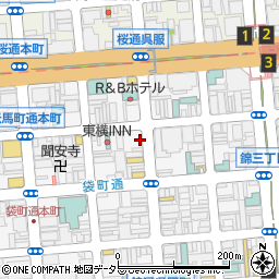 パラカ名古屋市錦３丁目第１駐車場周辺の地図