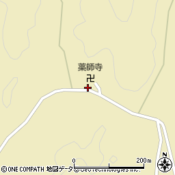 京都府京都市右京区京北宇野町ササラ周辺の地図