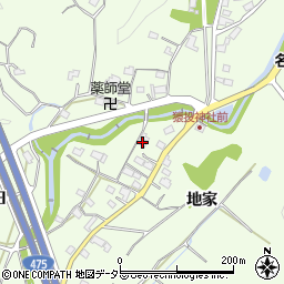 愛知県豊田市猿投町地家43周辺の地図