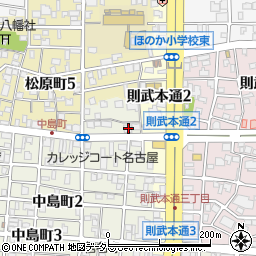 愛知県名古屋市中村区中島町1丁目14周辺の地図