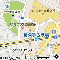 愛知県長久手市勝入塚周辺の地図