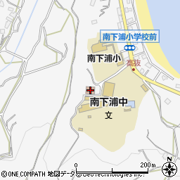 三浦市役所　南下浦学校給食共同調理場周辺の地図