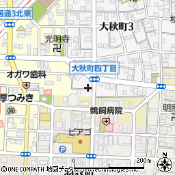 愛知県名古屋市中村区大秋町4丁目39周辺の地図