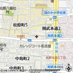 愛知県名古屋市中村区中島町1丁目12周辺の地図