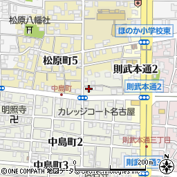 愛知県名古屋市中村区中島町1丁目11周辺の地図