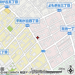 愛知県名古屋市名東区社台1丁目26周辺の地図