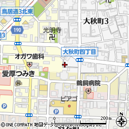 愛知県名古屋市中村区大秋町4丁目32周辺の地図