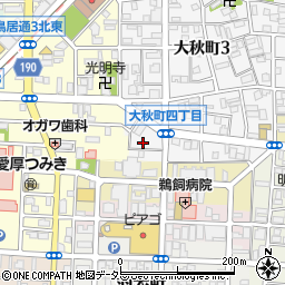 愛知県名古屋市中村区大秋町4丁目33周辺の地図