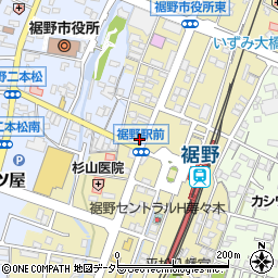 メガネ補聴器のサンアイ　裾野駅前店周辺の地図