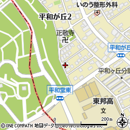 愛知県名古屋市名東区平和が丘2丁目188周辺の地図