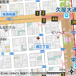 セントスタッフ株式会社名古屋支店周辺の地図