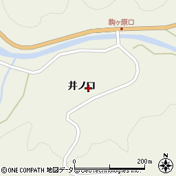 愛知県北設楽郡設楽町西納庫井ノ口周辺の地図