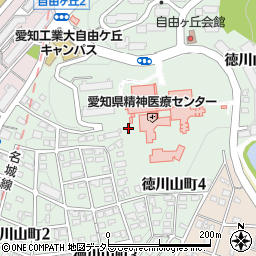 愛知県名古屋市千種区徳川山町周辺の地図