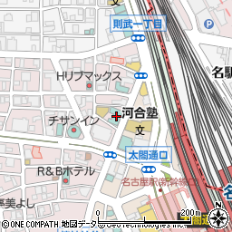 アパホテル名古屋駅前周辺の地図