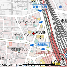 アパホテル名古屋駅前周辺の地図