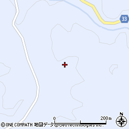愛知県豊田市実栗町（大樫）周辺の地図